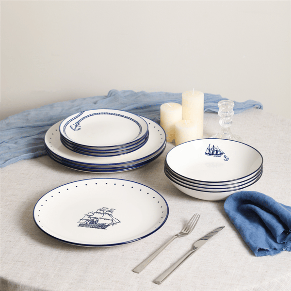 Stone Lain Knox 12pc. Porcelain Dinnerware Set