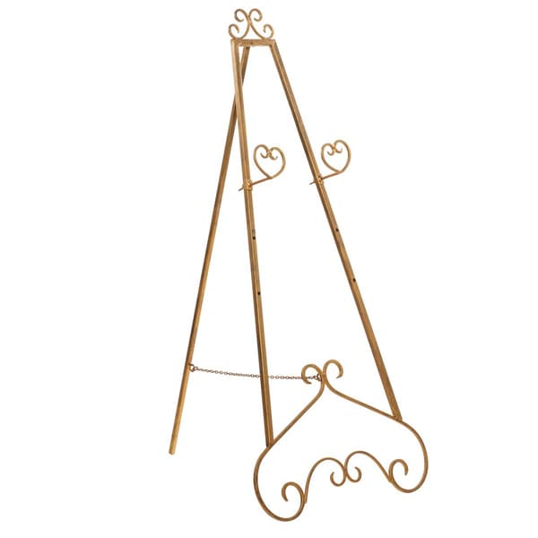 9th & Pike&#40;R&#41; Gold Metal Traditional Easel - image 