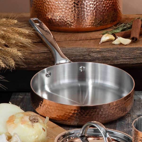 BergHOFF Vintage Tri-Ply Copper 8in. Deep Skillet