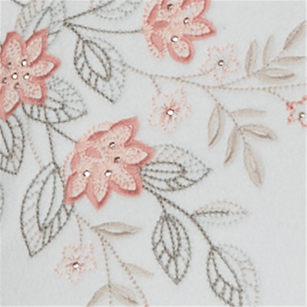 Petite Alfred Dunner Classics Floral Embroidered Sweatshirt