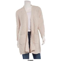 Women Preswick &amp; Moore Long Sleeve Popcorn Pocket Cardigan
