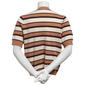 Womens Adrianna Papell Short Sleeve Crew Neck Striped Sweater - image 2