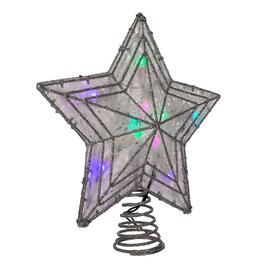 Kurt Adler UL 10-Light LED Color-Changing Star Treetop