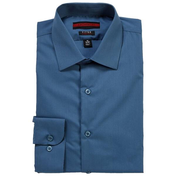 Mens Architect&#40;R&#41; Fitted Stretch Dress Shirt - Copen Blue - image 