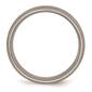 Mens Endless Affection&#8482; 8mm Grooved Satin Edge Wedding Band - image 2