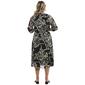 Womens Nanette Lepore 3/4 Sleeve Clip Dot Midi Dress - image 2