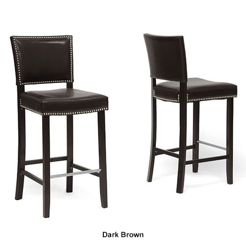 Baxton Studio Aries 2pc. Bar Stool Set