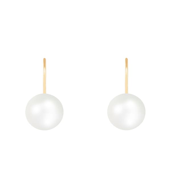 Splendid Pearls 14kt. Gold Akoya Pearl Lever Back Earrings