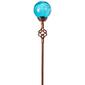 Crackle Glass Ball Garden Stake - image 1