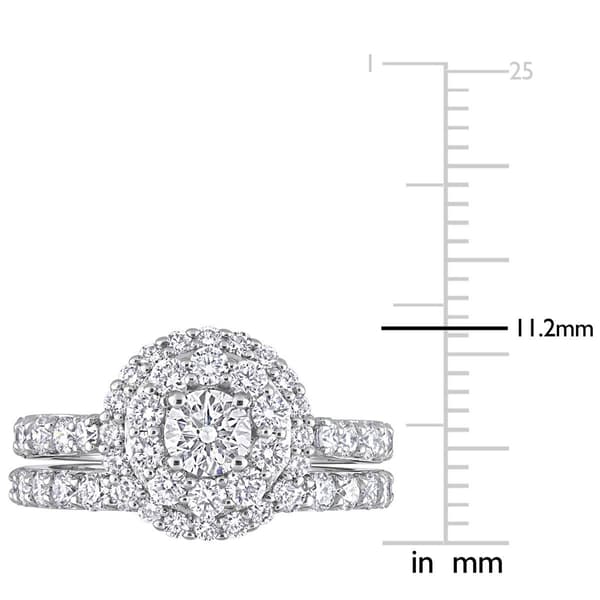 Eternally Yours 14kt. Gold 1 3/4ctw Lab Grown Diamond Ring Set