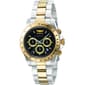 Mens Invicta Speedway Two-Tone Black Dial Watch - 9224 - image 1