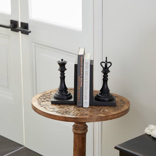 9th & Pike&#174; King and Queen Chess Piece Bookend Pair