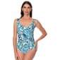 Womens Jantzen Palm Camo Surplice Mio - image 1