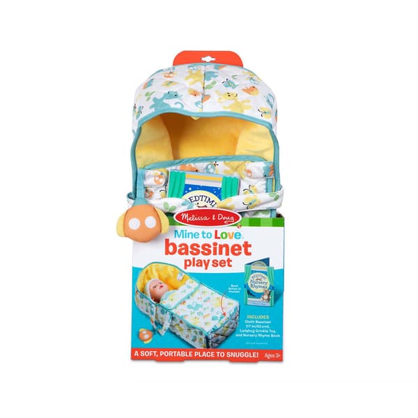 Melissa &amp; Doug® Mine to Love Bassinet Play Set