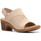 Womens Clarks(R) Collection Emily 2 Mist Heeled Sandals - image 1