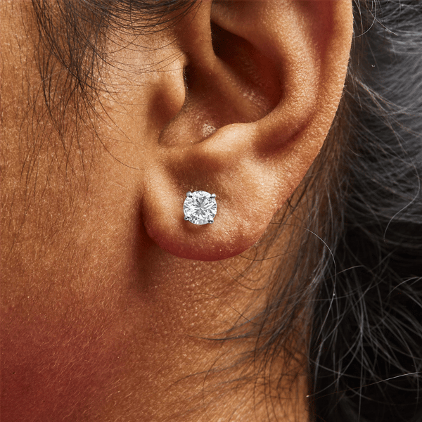 Haus of Brilliance Lab Grown Diamond Screwbacks Stud Earrings