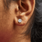 Haus of Brilliance Lab Grown Diamond Screwbacks Stud Earrings - image 5