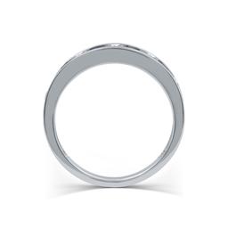 Nova Star® 1/5ctw. Lab Grown Diamond & Blue Sapphire Band Ring