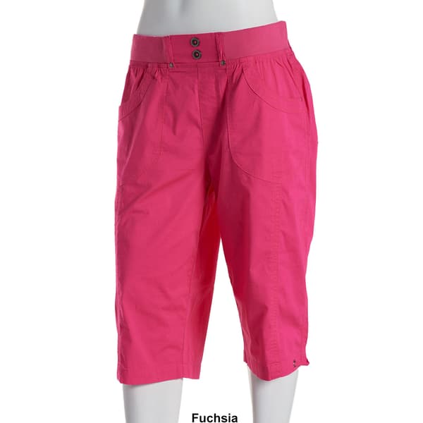 Womens da-sh Vanessa Solid Skimmers Pants