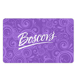 Boscov&#39;s Purple Swirls Gift Card