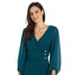 Womens R&M Richards Rhinestone Button Solid Sheath Dress - image 3