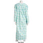 Petite Jasmine Rose Long Sleeve Floral Brushed Flannel Nightgown - image 2