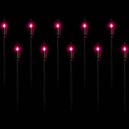 Northlight Seasonal 10ct. Purple Bulb Halloween Pathway Markers