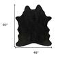 9th & Pike&#174; Black Faux Cowhide Shag Area Rug - image 5