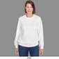 Womens Alfred Dunner Anti-Pill Floral Embroidered Sweatshirt - image 4