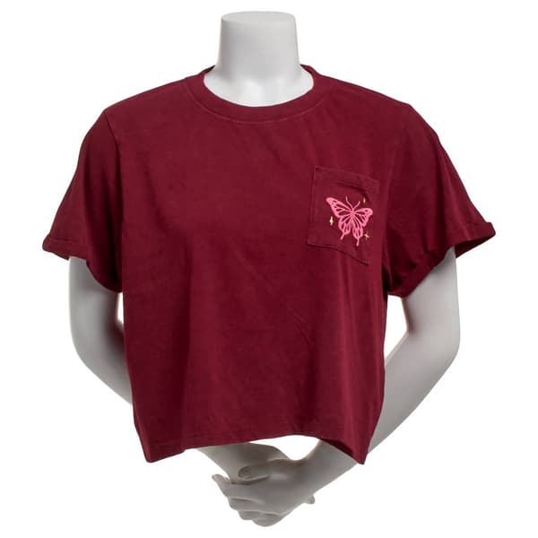 Juniors Attitude Not Included Good Energy Crop Tee
