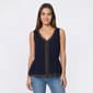 Petite Architect(R) Eyelet Button Loop Front Peplum Blouse - image 1