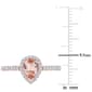 Gemstone Classics&#8482; 10kt. Rose Gold 3/4ctw. Morganite Ring - image 5