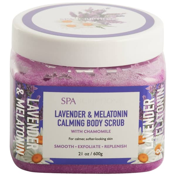Spascriptions Lavender & Melatonin Calming Body Scrub - image 