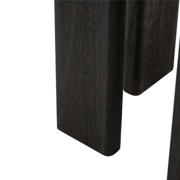 9th & Pike® Modern Black Wood Accent Table