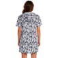 Womens J Valdi Costa Short Sleeve Zip Hoodie Swim Cover Up - image 2