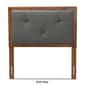 Baxton Studio Abner Modern Fabric & Wood Twin Size Headboard - image 2