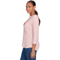 Womens Ruby Rd. Must Haves II Christmas Truck Stripe Tee - image 4