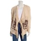 Juniors No Comment Jacquard Western Fringe Open Cardigan - image 2