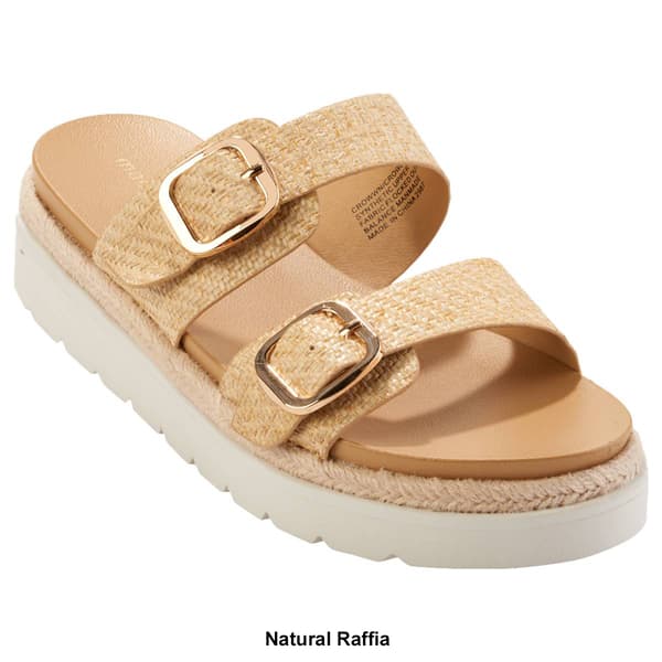 Womens Madden Girl Crown Slide Sandals