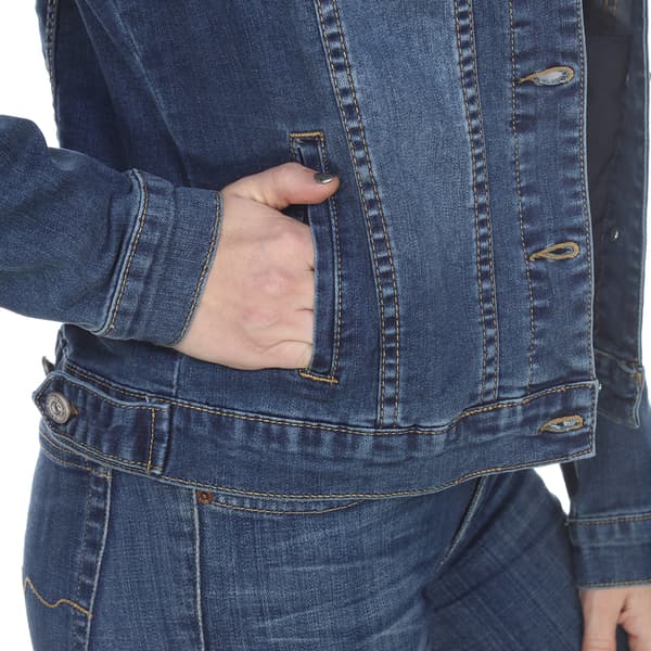 Womens White Mark Denim Jacket