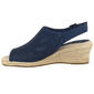 Womens Easy Street Stacy Espadrille Wedge Sandals - image 3