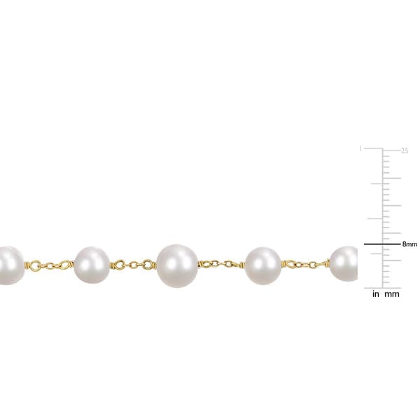 Gemstone Classics&#8482; 18kt. Gold Pearl Bead Necklace