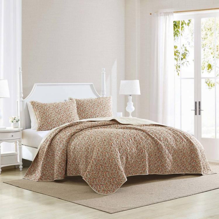 Laura Ashley Loveston Cotton Quilt Set