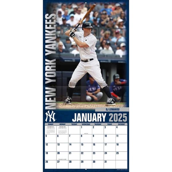 Lang&#174; 2025 New York Yankees Wall Calendar