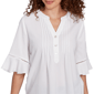 Womens Ruby Rd. Paradise Cove Solid Puckered Top - image 5