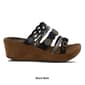 Womens Azura Claretha Wedge Slide Sandals - image 2