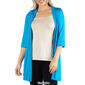 Womens 24/7 Comfort Apparel Elbow Length Open Front Cardigan - image 10