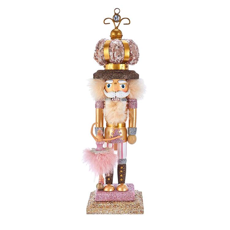 Kurt S. Adler 14in. Hollywood(tm) Ballet & Crown Nutcracker