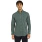 Mens Big & Tall Chaps Stretch Check Button Down Shirt - Evergreen - image 1
