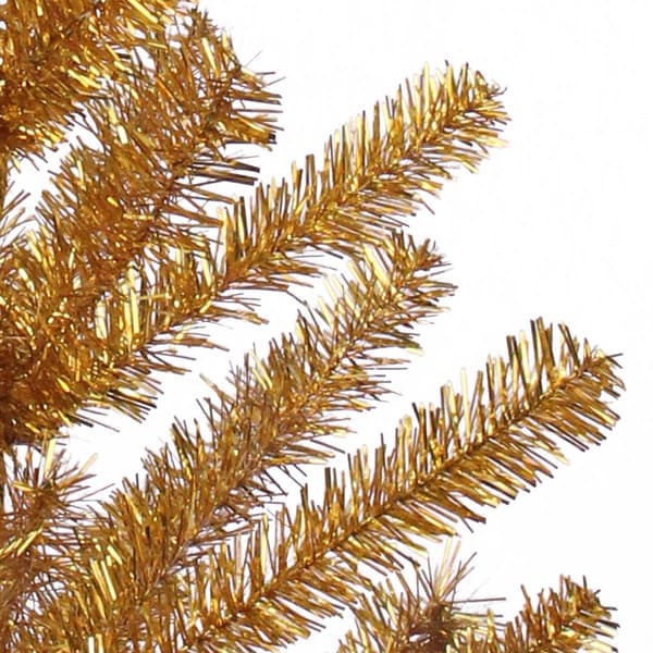 Northlight 3ft. Unlit Gold Tinsel Pine Artificial Christmas Tree